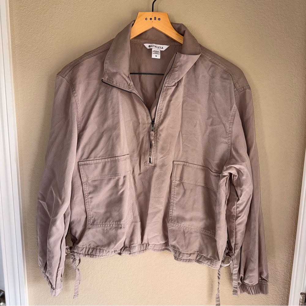 Athleta Women's Utility Jacket in Taupe